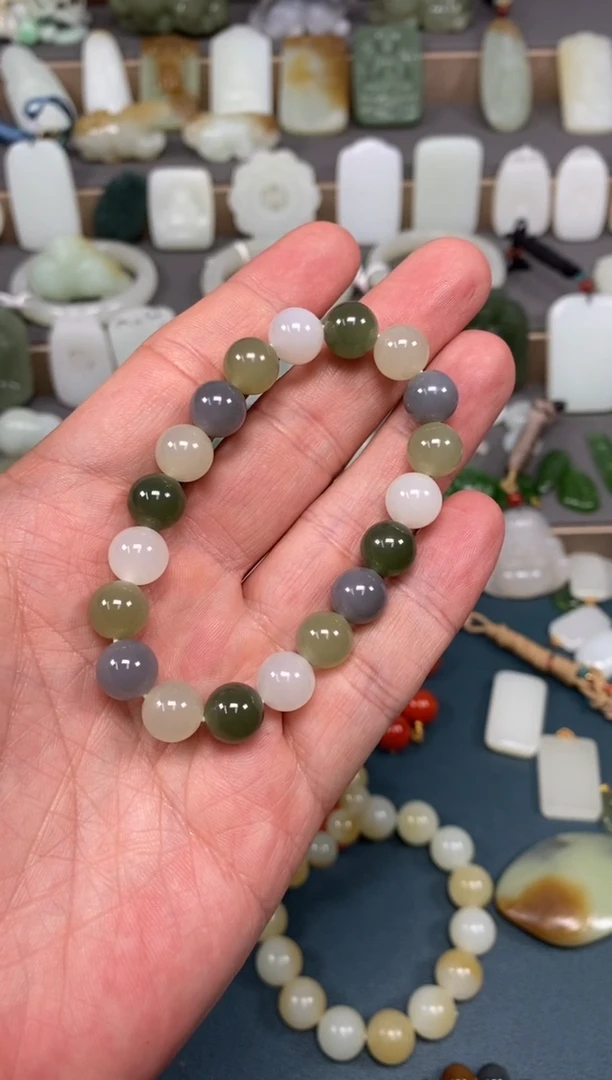 【闪购商品】和田玉手串未镶嵌多宝手串