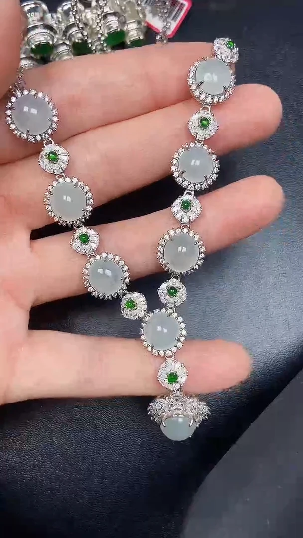 银S925镶嵌戒指翡翠2070