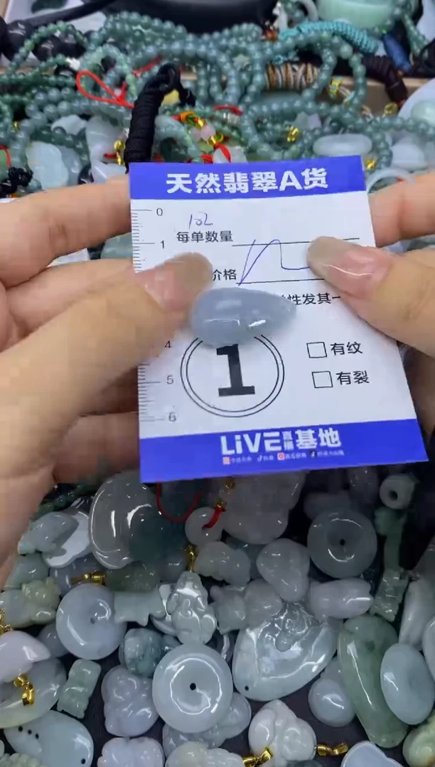 颈饰未镶嵌翡翠天然翡翠A货批量多样性发一件