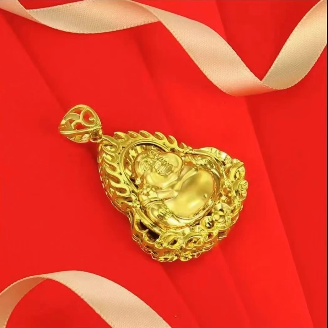 合金吊坠 2025【弥勒佛吊坠】新款轻奢 气质时尚 大气百搭 潮流精美