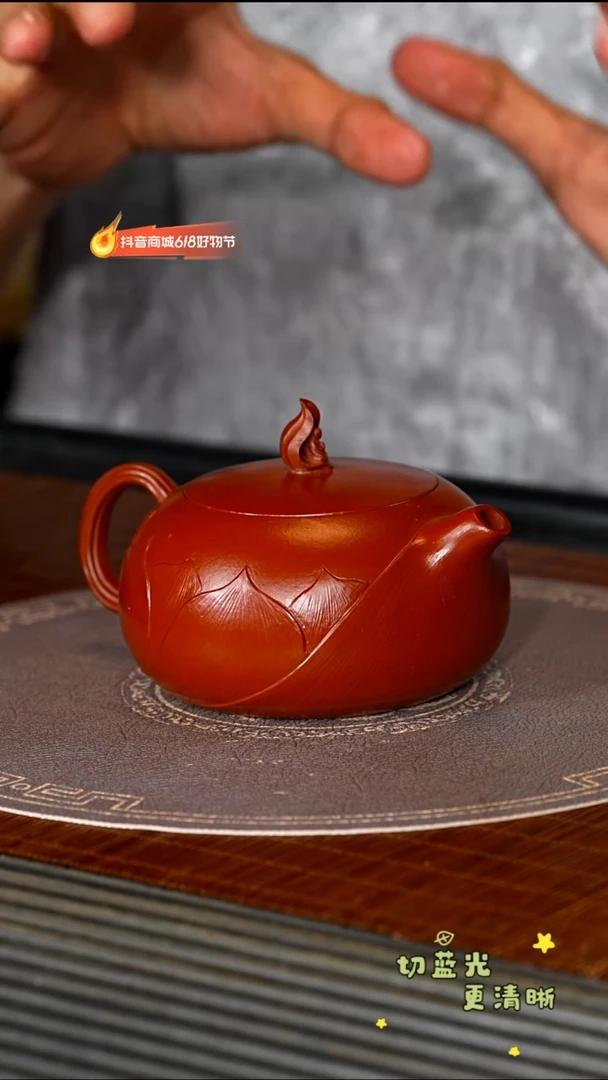 茶壶紫砂宜兴紫砂YJB 大红袍 一花一世界