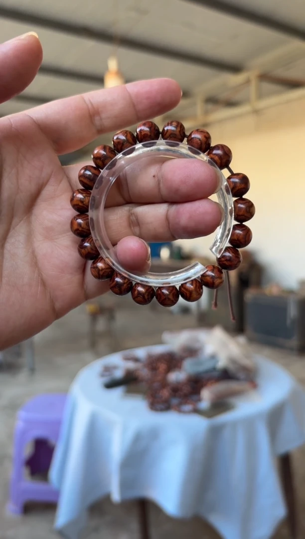 黄花梨/降香黄檀海南黄花梨1.0x纹正芯手串