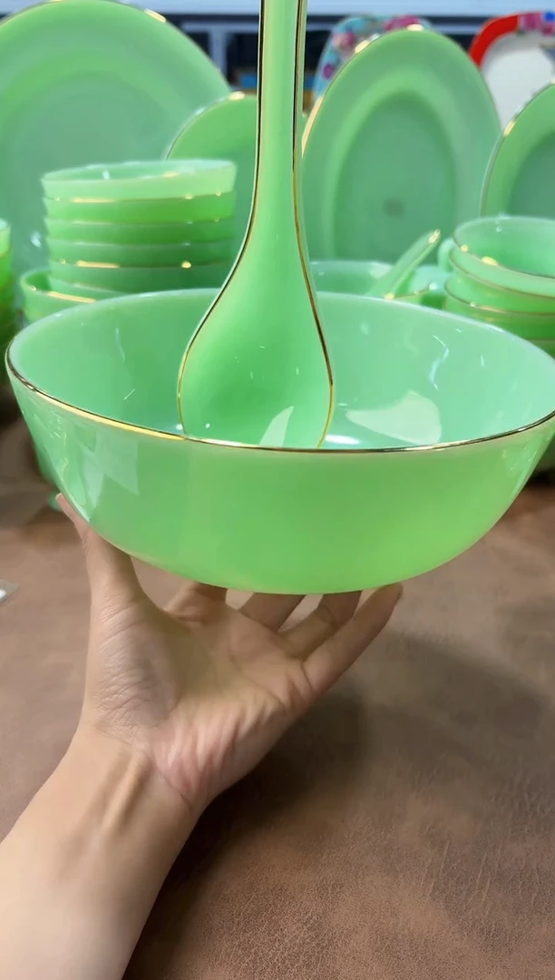 玉瓷 汤碗1个汤勺1个景德镇陶瓷