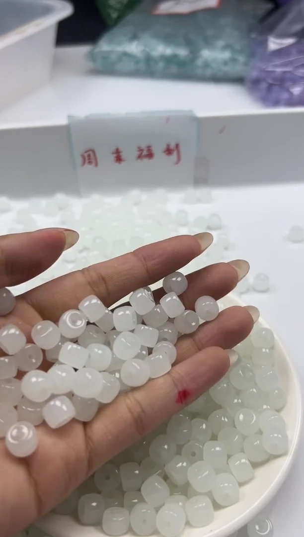 颈饰未镶嵌南红玛瑙w3019荔枝冻直切老型8mm*30颗