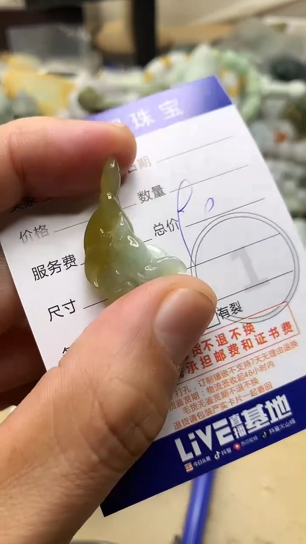 【闪购商品】翡翠颈饰未镶嵌挂件