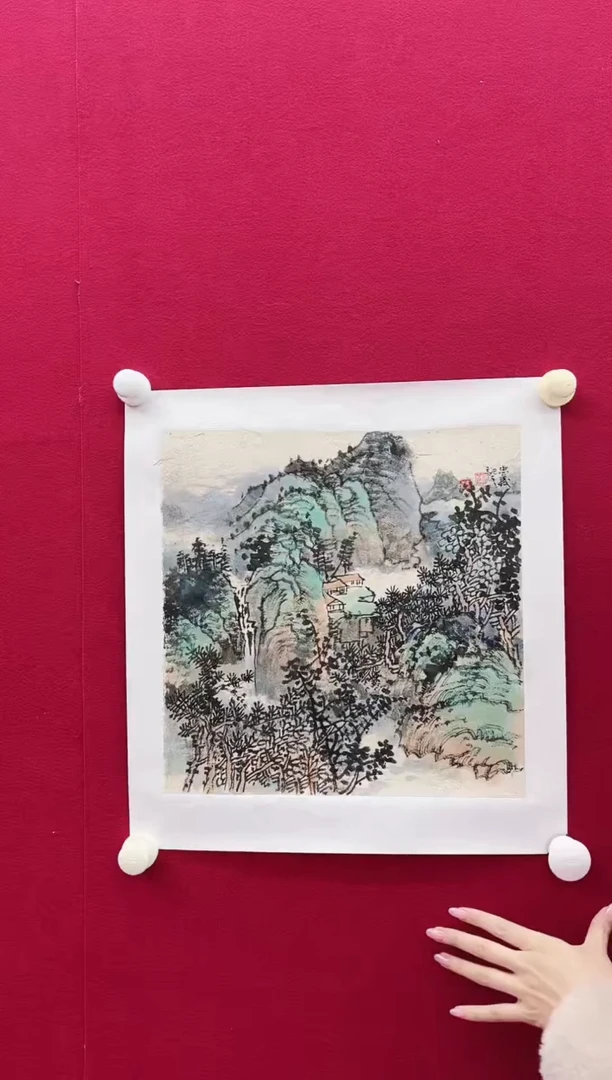 【闪购商品】国画X-刘老师忠义-绘画作品-888