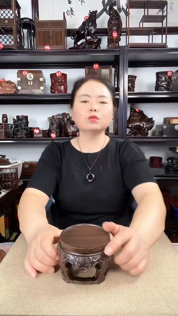 木花几老李红木工艺品