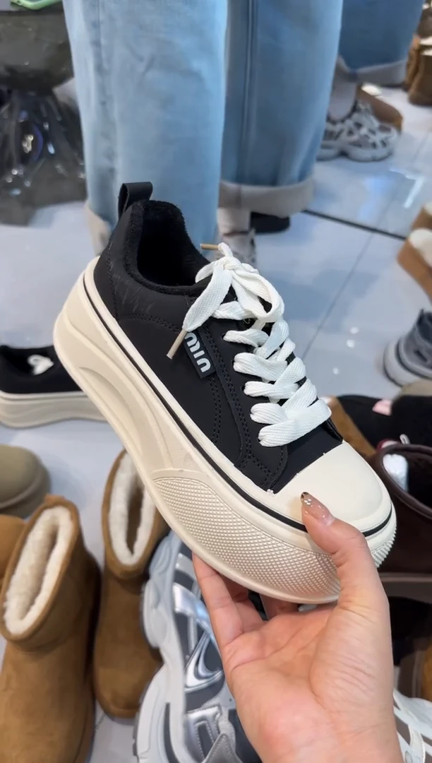 板鞋板鞋加棉 27169 黑色 39