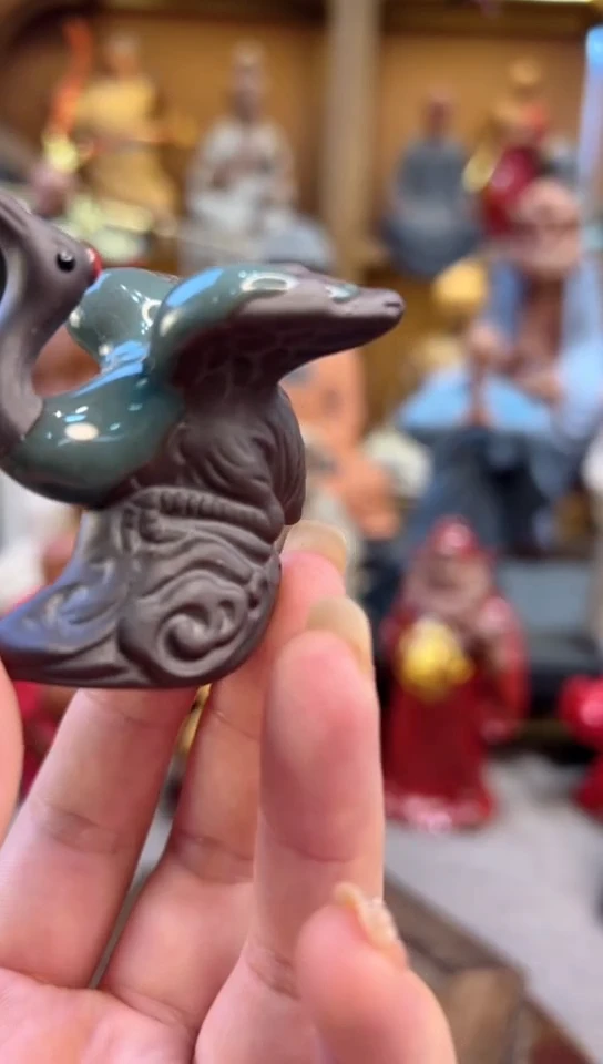 紫砂茶宠器闵茶宠摆件