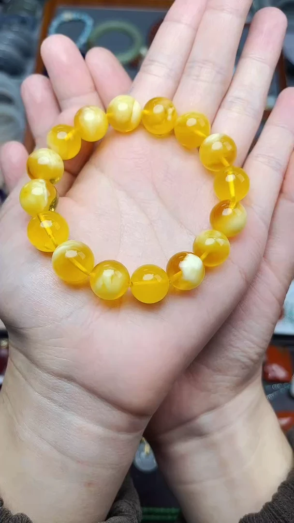 手串蜜蜡未镶嵌卡14mm06