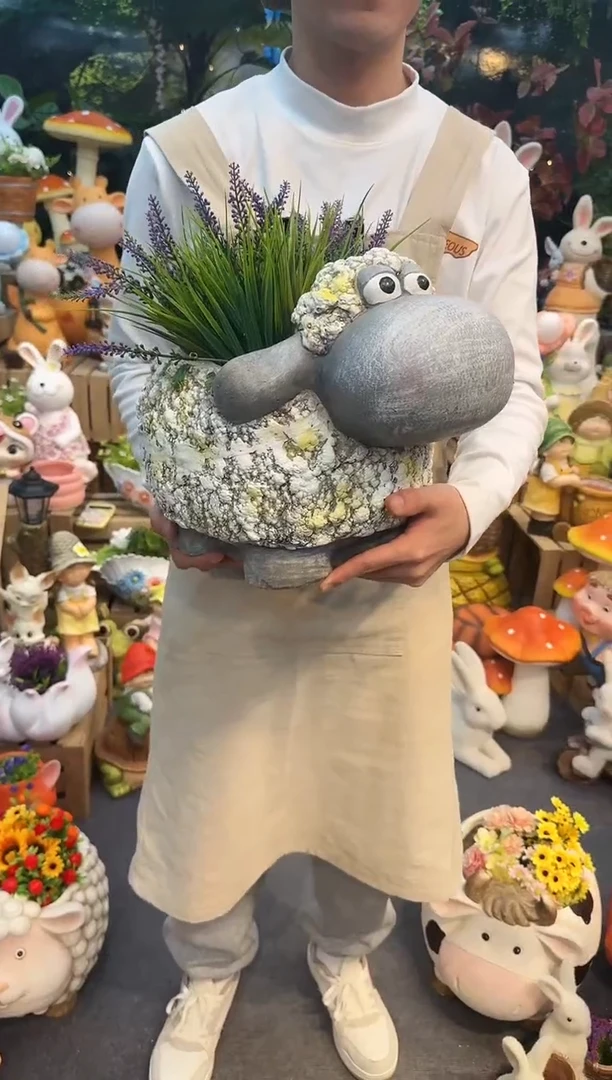 户外花园庭院花盆&00&