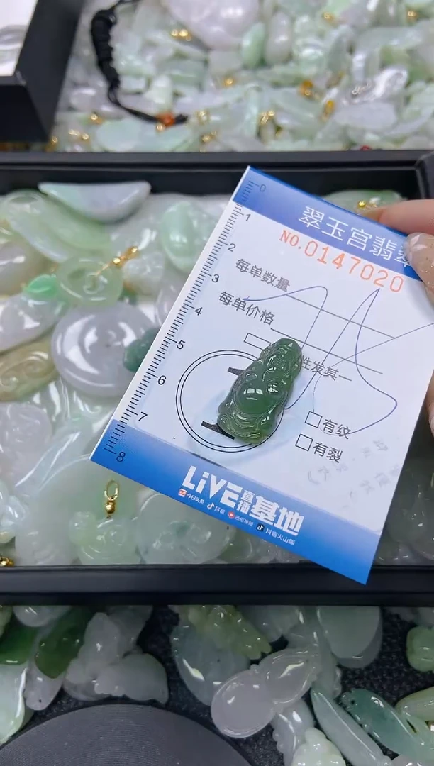 翡翠未镶嵌颈饰闪购0147020