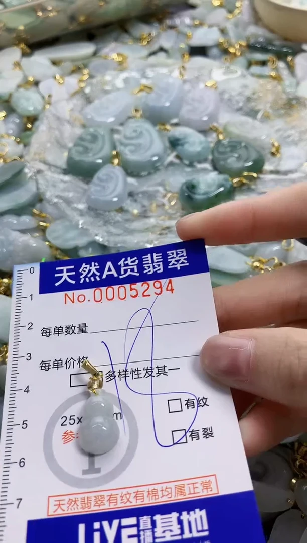 颈饰未镶嵌翡翠天然A货翡翠