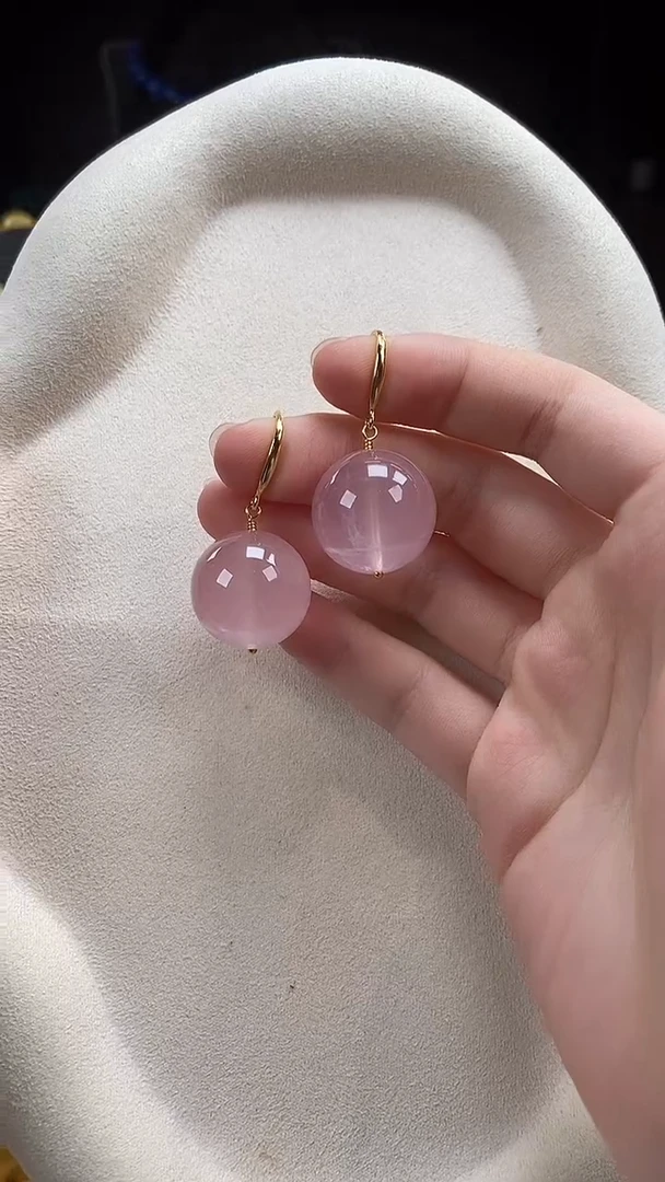 未镶嵌耳饰水晶耳环