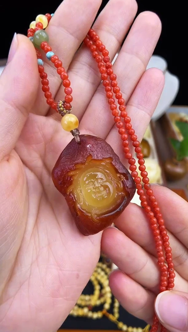 琥珀未镶嵌珠宝奇石柒月