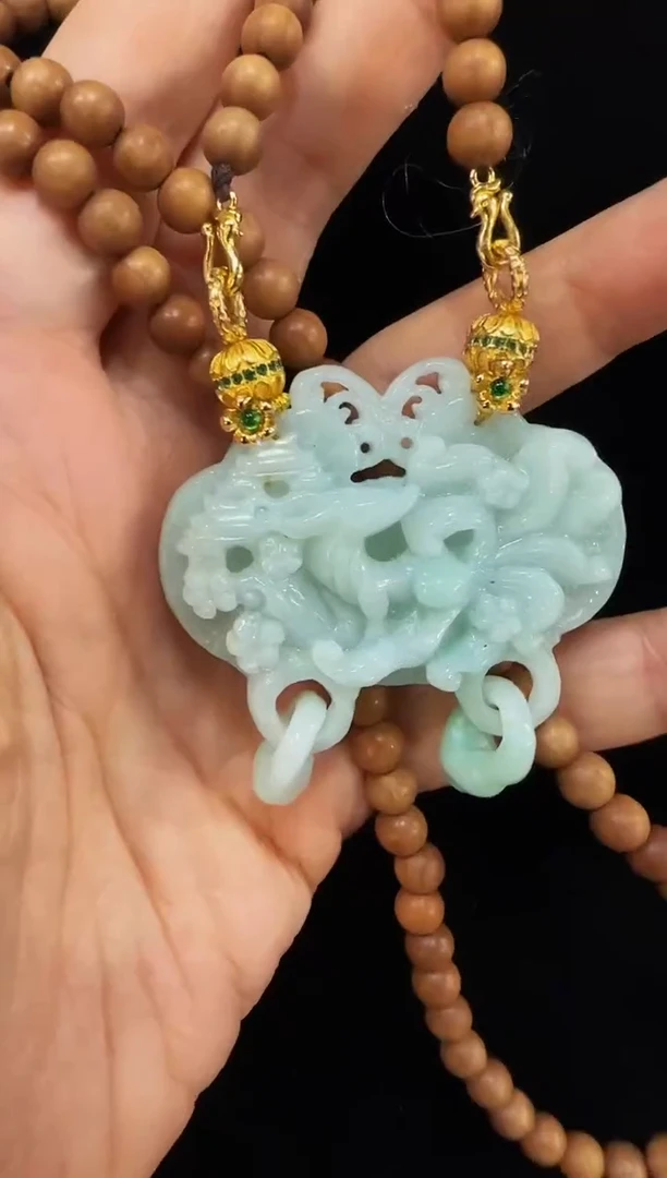 颈饰未镶嵌翡翠国风