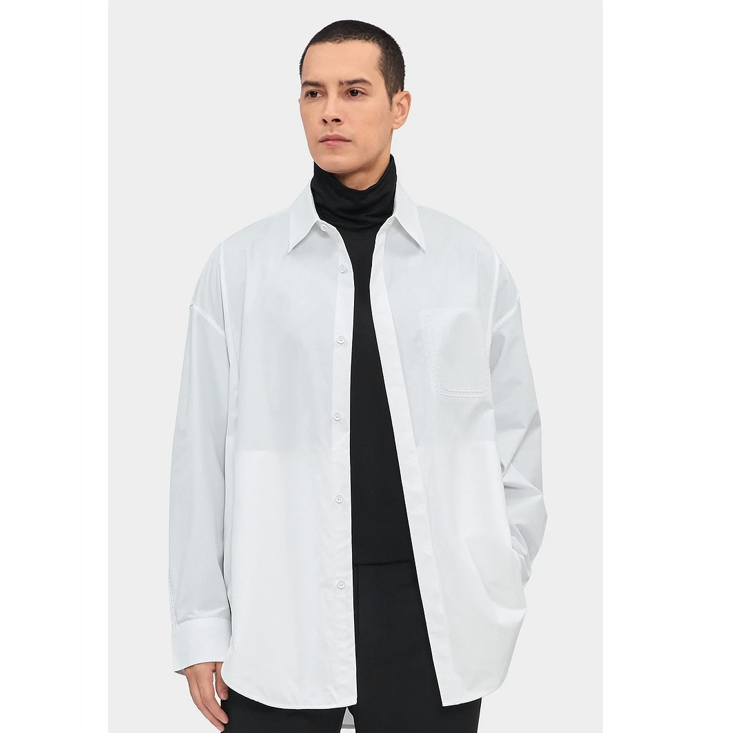 Trendiano黑标经典系列长袖衬衫3LI1011060