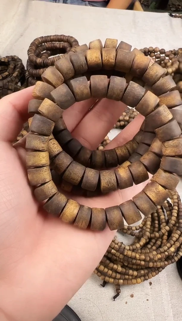 沉香手串奇楠沉水浮厚片珠保10克多样性发一条