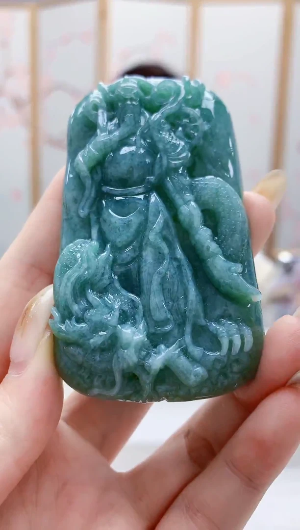 未镶嵌定制翡翠5160jw-毛货挂件57