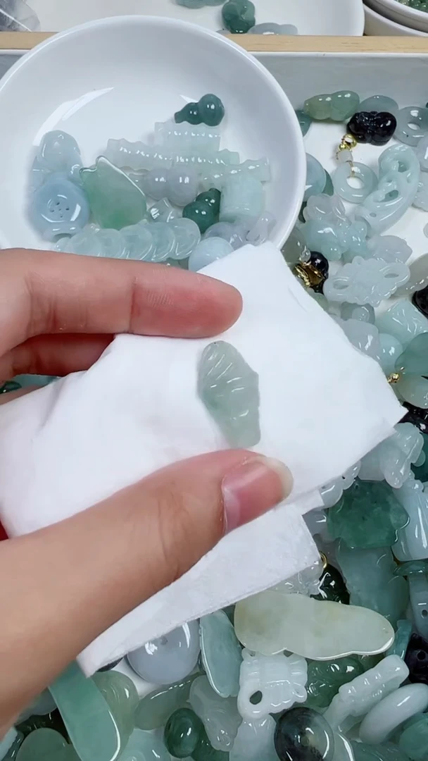 散珠翡翠747号链接，A货翡翠
