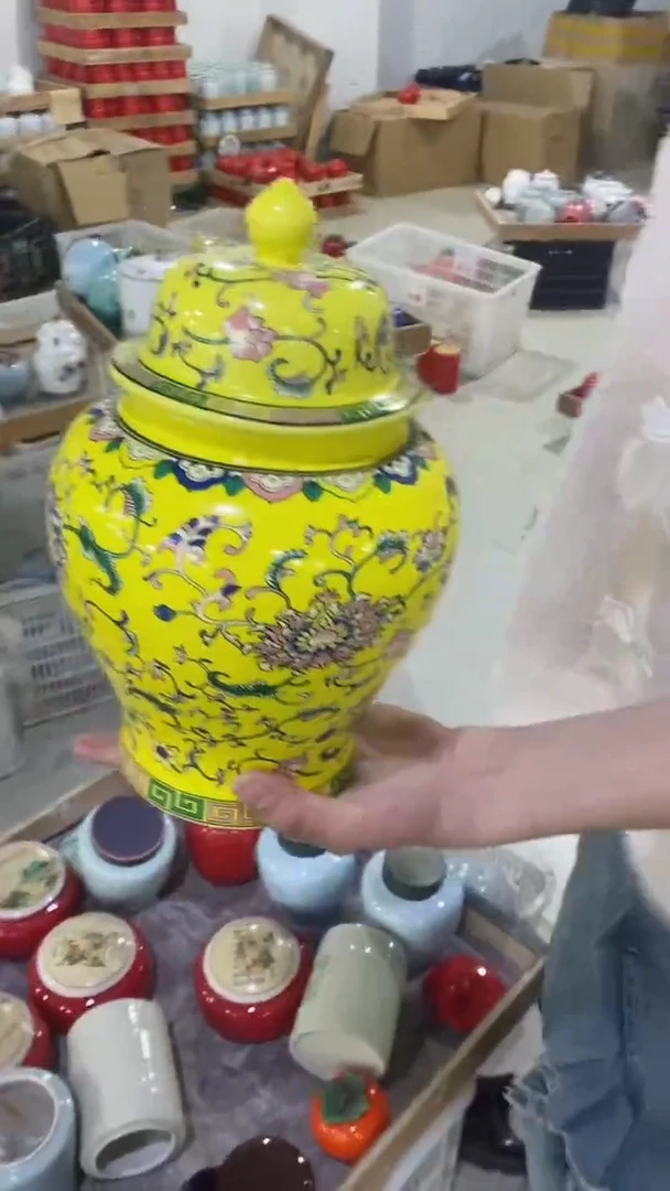 【闪购商品】罐陶瓷茶叶罐存茶罐密封罐