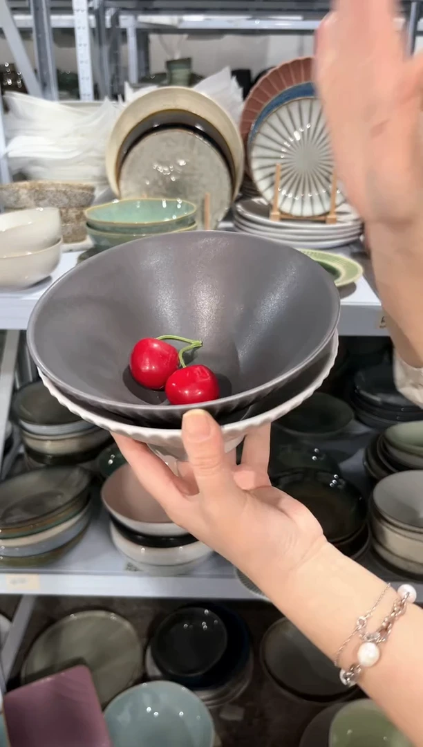 【闪购商品】瓷片外贸尾货瑕疵满20包邮X2 七英寸白加灰