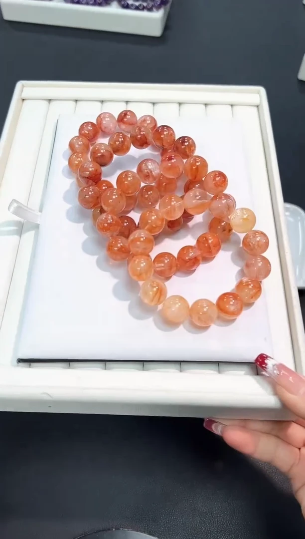 【闪购商品】水晶手串未镶嵌51F多样性发其一/1条14mm默认微瑕