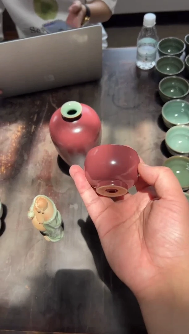 （预售）陈慧芳柴烧晓色云开禅定杯