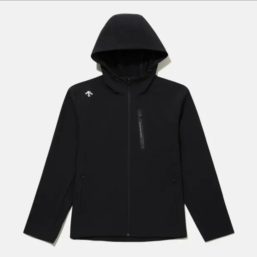 DESCENTE/迪桑特秋冬户外加绒镭射标运动休闲连帽外套SQ323UWT91