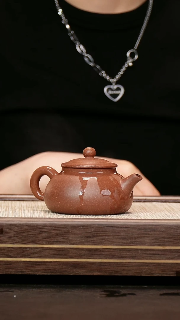 茶壶紫砂台西紫泥 笠帽