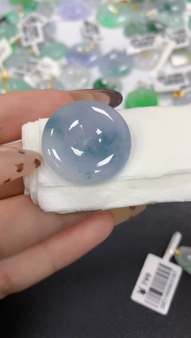 颈饰未镶嵌翡翠a货假一赔三支持复检百元上9元证书费自理