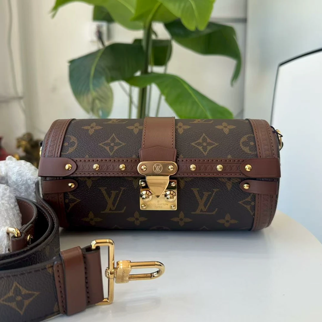 99新 LouisVuitton/路易威登 老花圆通巴比龙/单肩时尚女士包