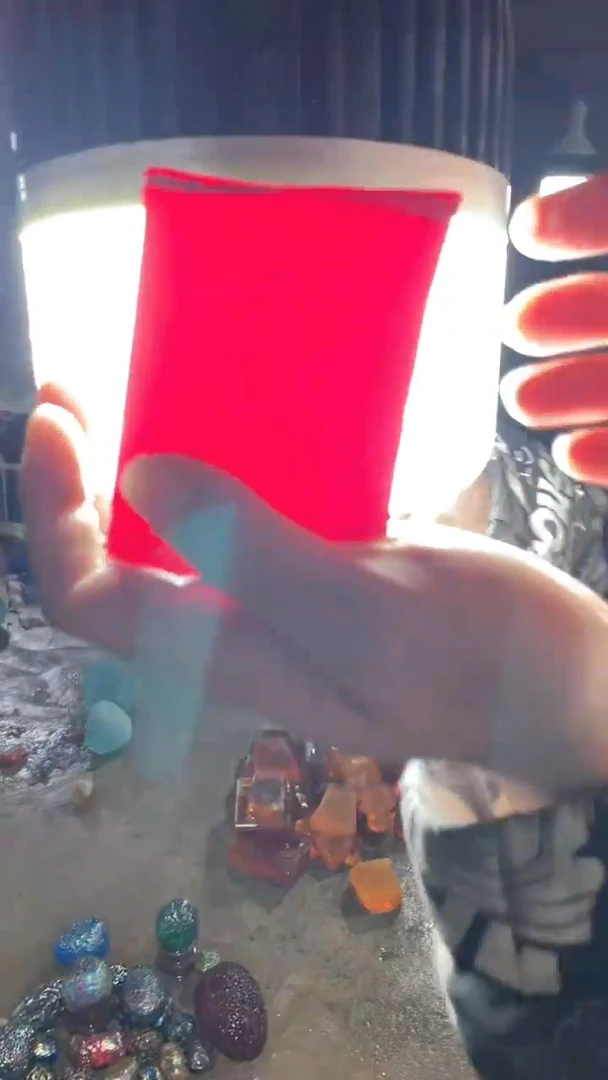 新疆五彩石原石摆件