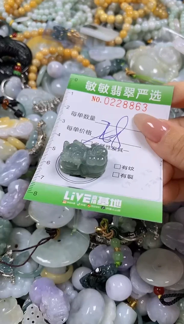 翡翠未镶嵌颈饰闪购0228863多样性发其一