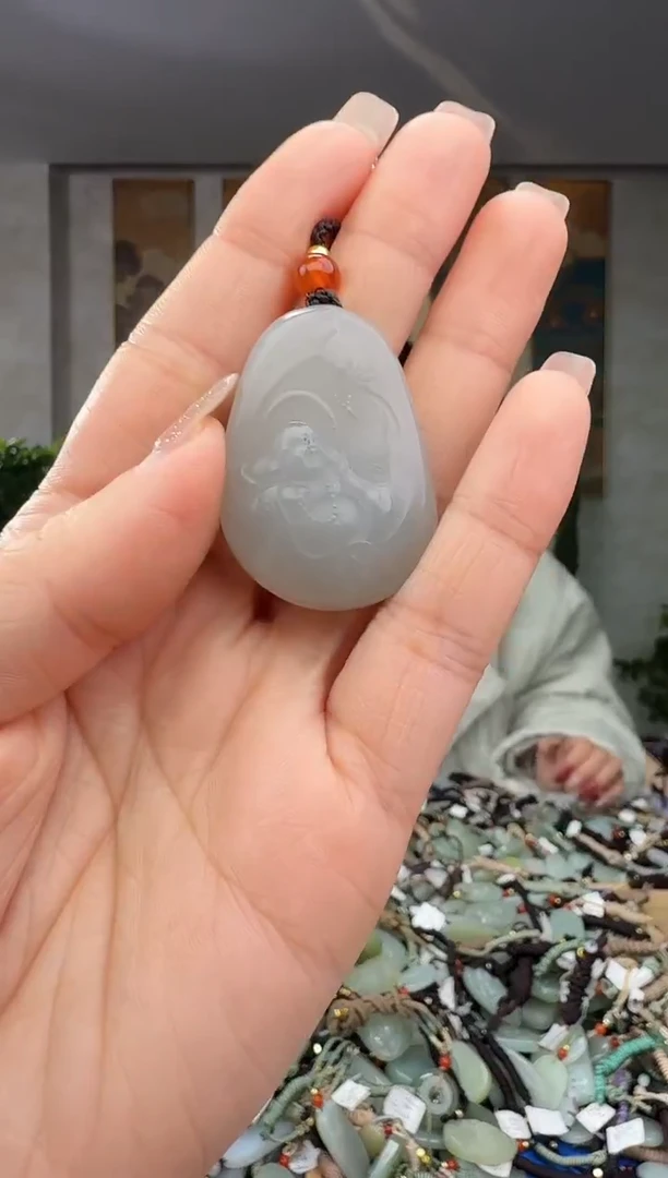 颈饰未镶嵌和田玉拍一发一多样性发货