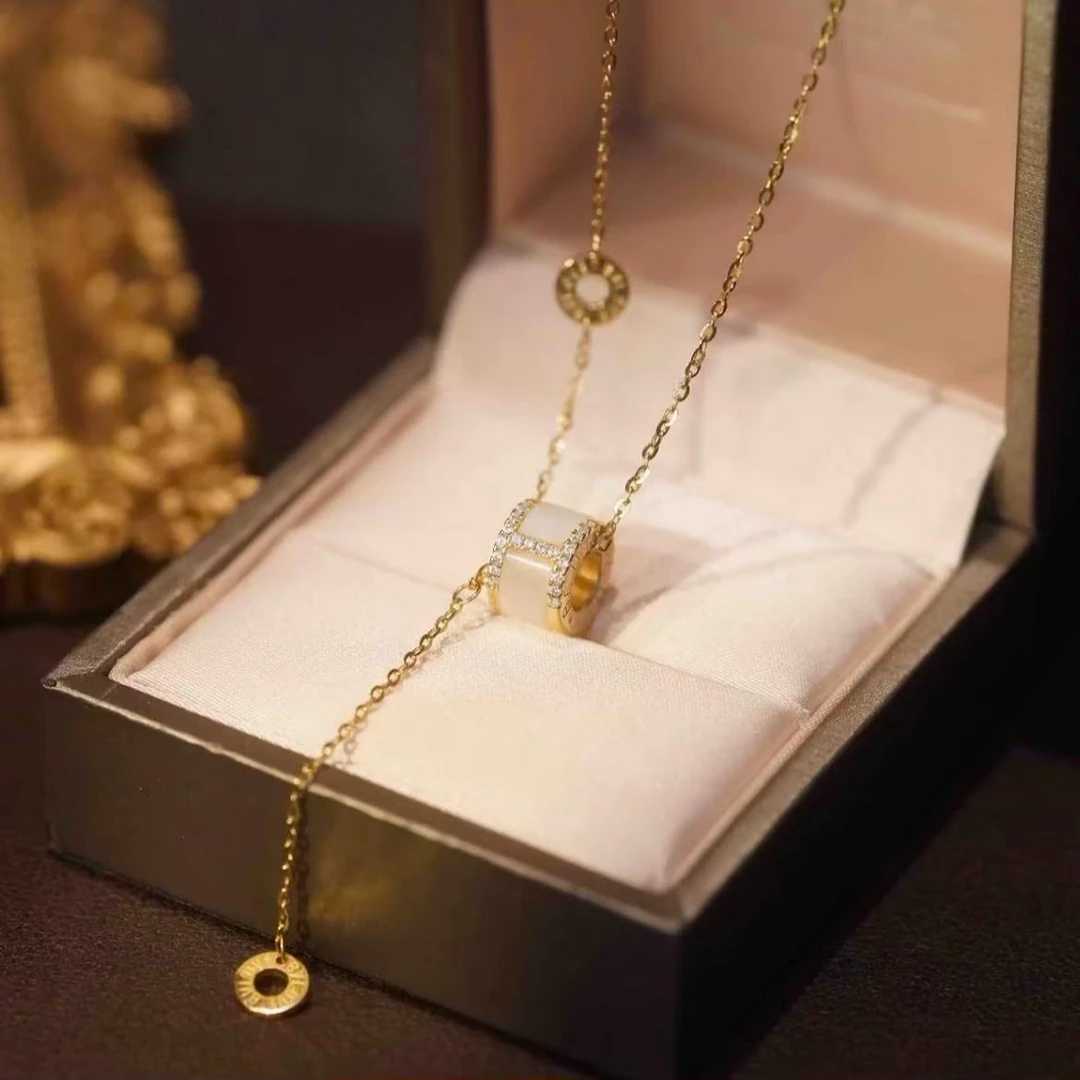 轻奢高级感小蛮腰项链女简约小众设计感不掉色不褪色