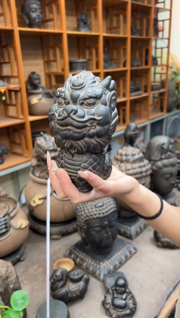 陶土【火山泥】天佑麒麟