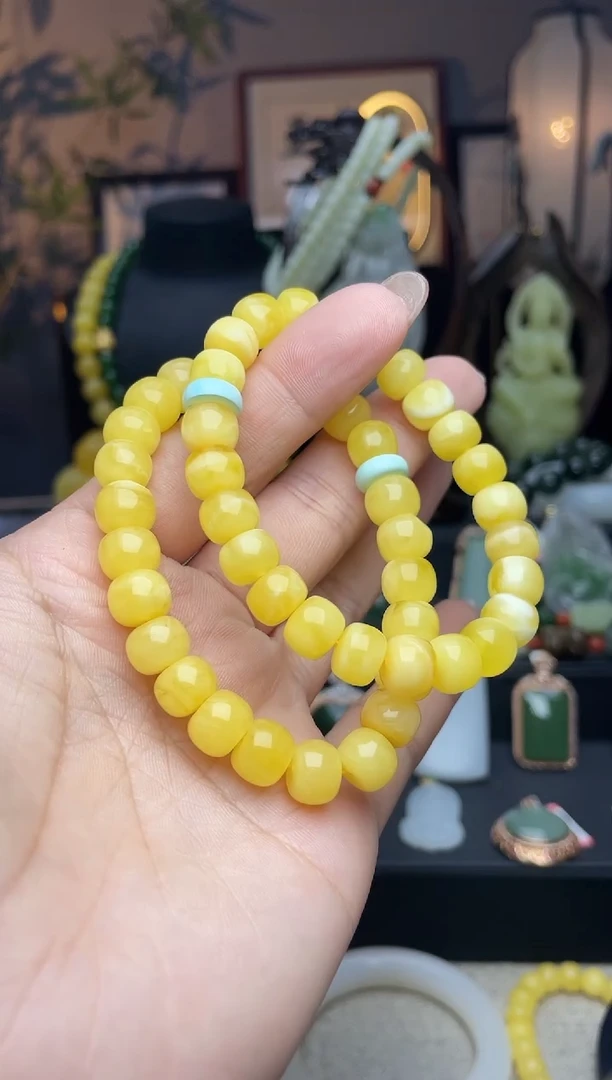 【闪购商品】琥珀手链未镶嵌手串多样性发其一m009