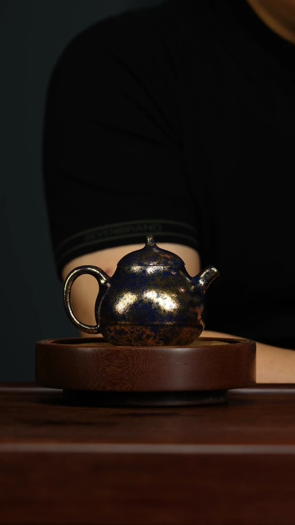 【闪购商品】紫砂茶壶r30茄瓜大漆壶