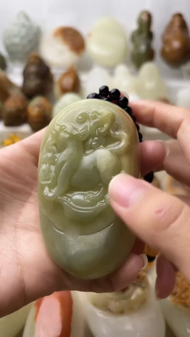 石材古青石棉纹正常不退换狗微瑕
