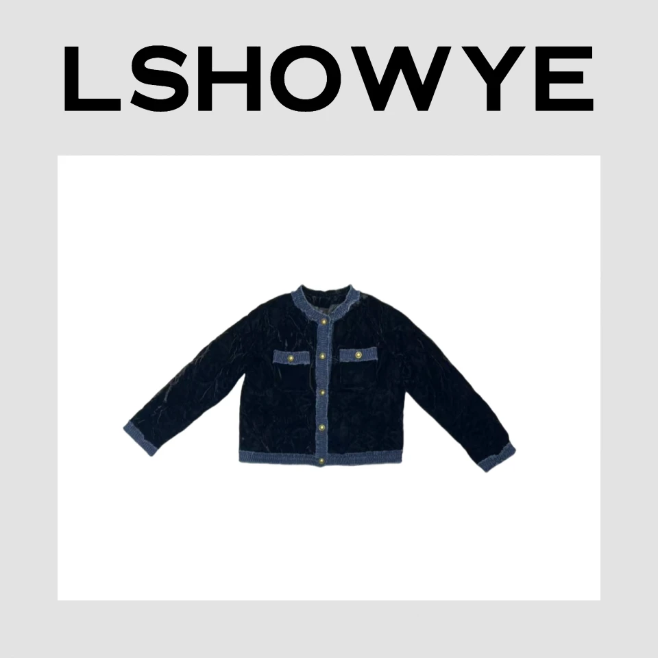 LSHOWYE  小香丝绒白鹅绒服  H0108