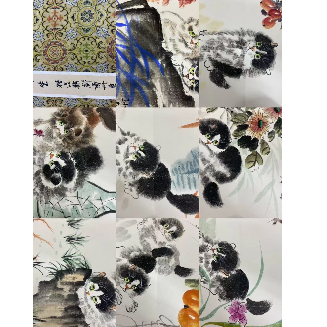 盛世佳作绘画猫册页8平尺