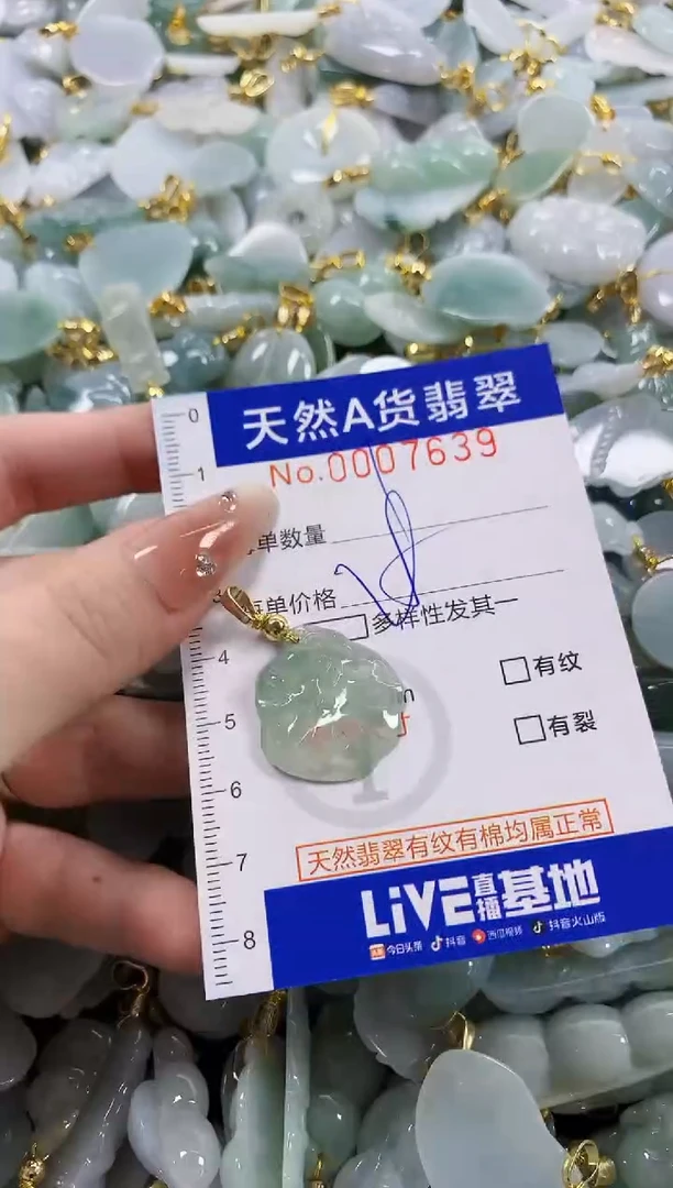 颈饰未镶嵌翡翠天然A货翡翠