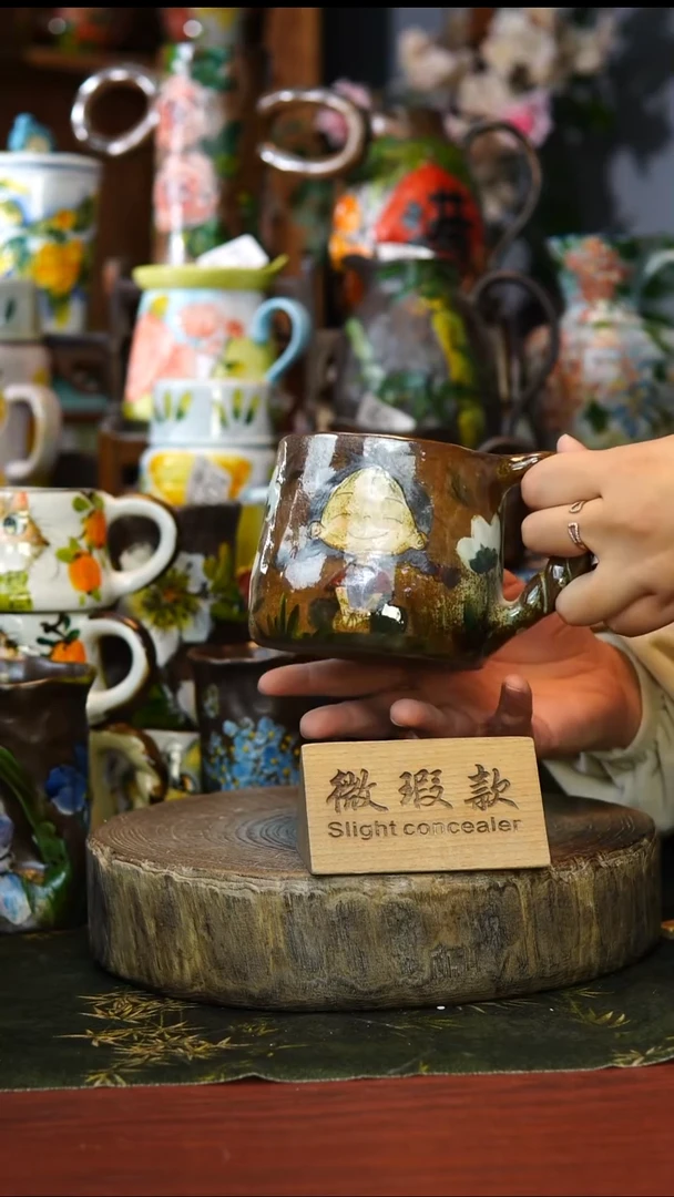 陶瓷141景德镇手工手绘釉下彩