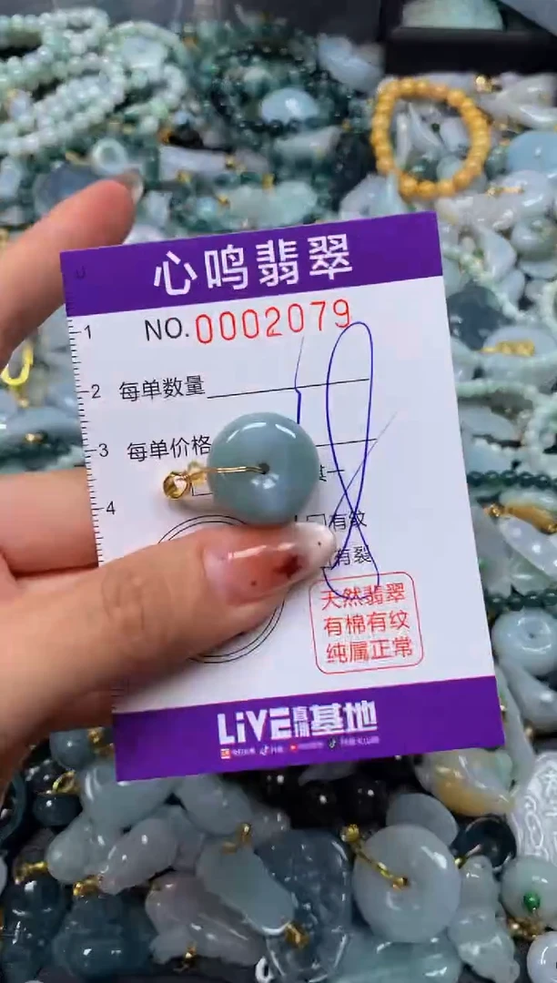 翡翠未镶嵌颈饰闪购002079
