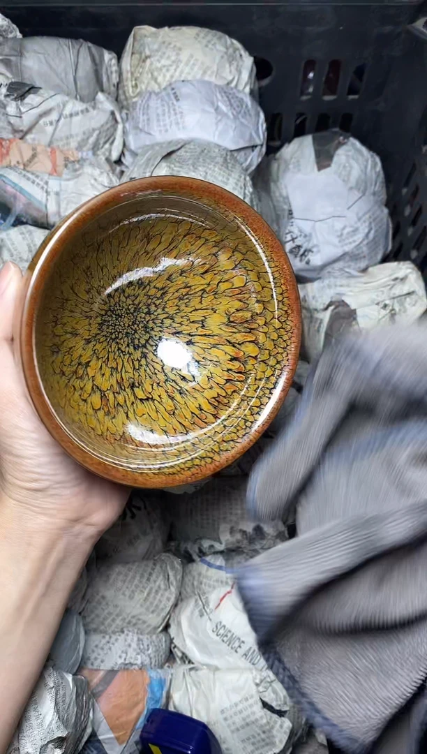 茶盏金鹧鸪 点茶 盏三疯建盏茶器