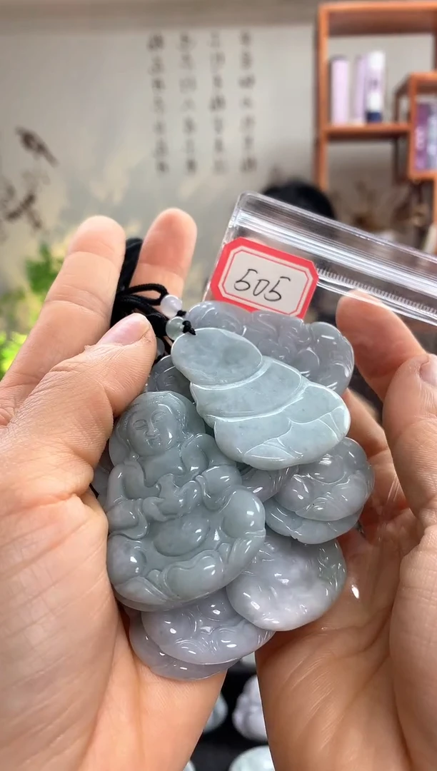 【闪购商品】翡翠颈饰未镶嵌观音505 多样性发一件