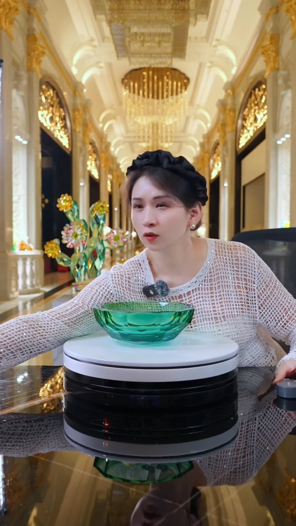 摆件AJ1011280绿色收纳果盘