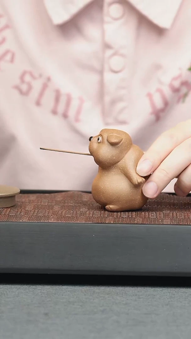 茶壶紫砂茶宠-目瞪狗呆-大