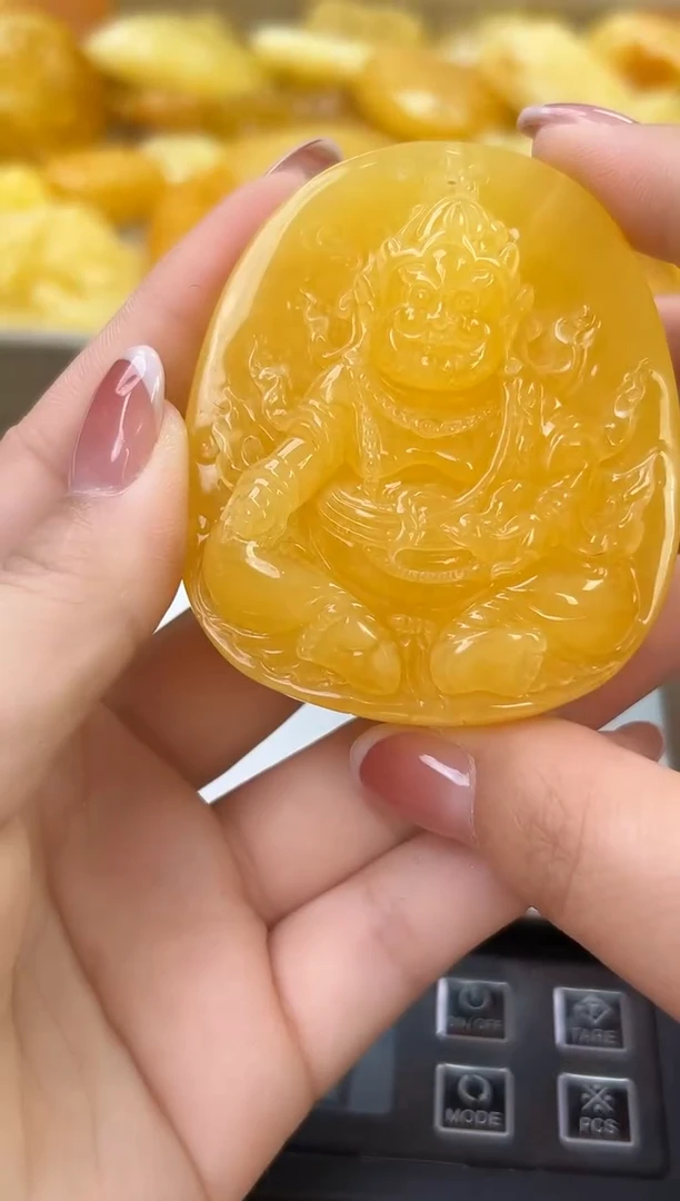 未镶嵌蜜蜡裸石琥珀蜜蜡吊坠